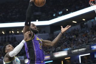 LeBron James a joué les sauveurs face aux Pacers KEYSTONE/AP/AJ Mast